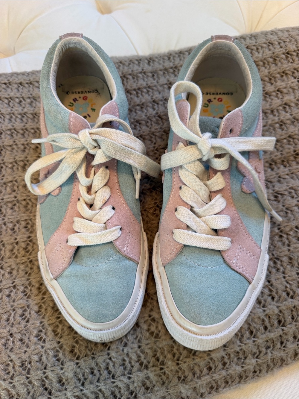 Converse One Star Ox GOLF le FLEUR 'Plume / Pink Marshmallow' 162127C